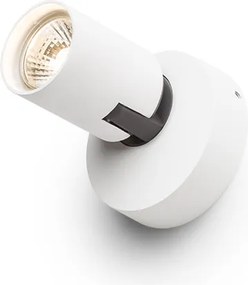 RENDL DUGME I fehér/antracitszürke 230V GU10 35W
