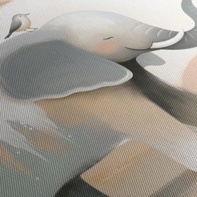 Kép - Elefánt pasztell színekben (150x105 cm)