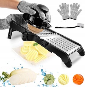 Mandolin Vegetable Slicer 7 az 1-ben állítható zöldségszeletelő