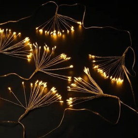 Brilagi - LED kültéri karácsonyi fényfüzér 150xLED 5m IP44 meleg fehér tűzijáték