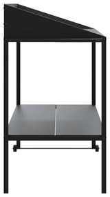 antracitszürke horganyzott acél növénytartó 100x54,5x100 cm