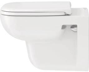Duravit 25700920002 - Függesztett perem nélküli WC D-CODE kerámia/fényes fehér