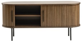 Barna TV-állvány tölgyfa dekorral 120x56 cm Nola – Unique Furniture