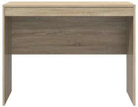 vidaXL Íróasztal Sonoma tölgy MDF Sonoma tölgy furnérral 100 x 50 x 76 cm