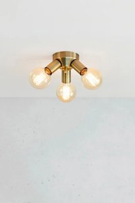 MARKSLÖJD 108550 MAZZO Vintage Mennyezeti Lámpák Antik Sárgaréz E27 IP20