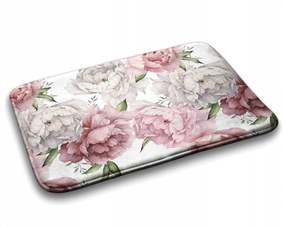 Modern divatos fürdőszoba szőnyeg Virágok 90x60