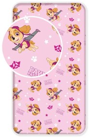 Mancs Őrjárat Pup Power gumis lepedő 90x200 cm