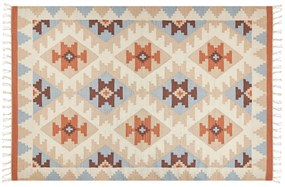 Színes kilim pamutszőnyeg 200 x 300 cm DILIJAN Beliani