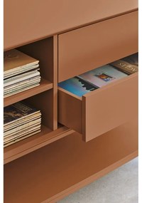 Téglavörös TV-állvány 175x74x45 cm Platt – Teulat