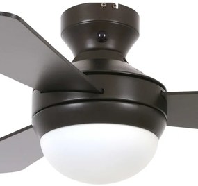 Lucci Air 512311- Mennyezeti ventilátor AIRLIE HUGGER 2xE27/15W/230V fa/barna + távirányító