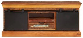 tömör újrahasznosított fa TV-szekrény 110 x 30 x 45 cm