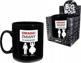 Bögre XXL Nagy Óriás Elegáns Esküvői Ajándék Figyelem Változás A Menedzsmentben