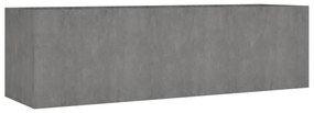corten acél kerti magaságyás 280x80x80 cm