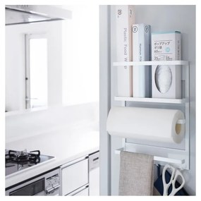 Tower Magnetic Side Rack fehér nagyméretű mágneses tartó - YAMAZAKI