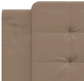 cappuccino színű műbőr fejtámla párna 180 cm