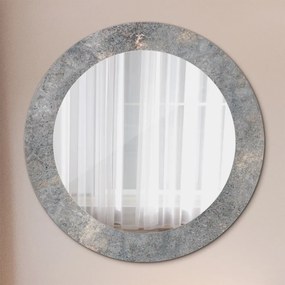 Kerek tükör díszítéssel Vintage beton fi 60 cm