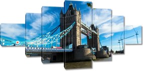 Vászonkép 200x100 Tower Bridge az éggel