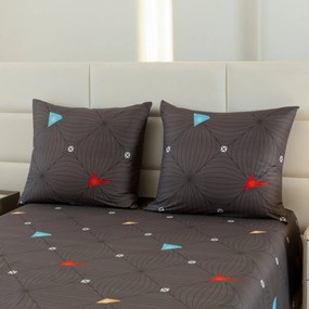 Mikroszálas ágyneműhuzat ORBITA sötétszürke Ágyneműhuzat mérete: 2 db 70 x 80 cm | 160 x 200 cm