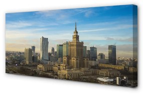 Canvas képek Körkép Varsó felhőkarcolók 100x50 cm