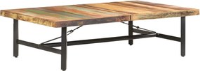 vidaXL tömör újrahasznosított fa dohányzóasztal 142 x 90 x 42 cm