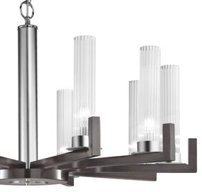 Kolarz 6009.81060 - RAGGIO láncos csillár 10xE14/25W/230V matt króm