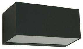 NORLYS-1510B ASKER Fekete Színű Kültéri Fali Lámpa 2XLED 8W IP65