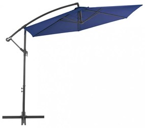 kék konzolos napernyő alumíniumrúddal 300 cm