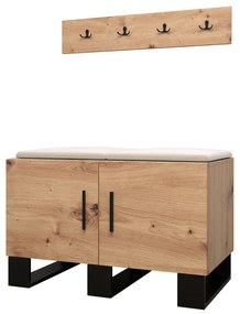 Előszobabútor Amanda 21 (artisan tölgy + bézs). 1086037