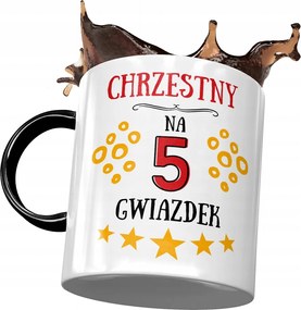 Fekete Bögre Keresztelőre Születésnapra Ajándék Nyomtatott Fotóval