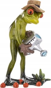 Dekoratív figura 16 x 9,5 x 8 cm Béka kertész 162131 Art-pol