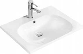 Mexen Erika beépített mosdókagyló 60 x 47 cm, fehér - 25526000