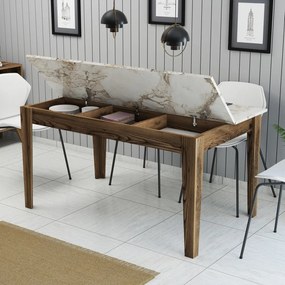 Milan 515 - Walnut, White