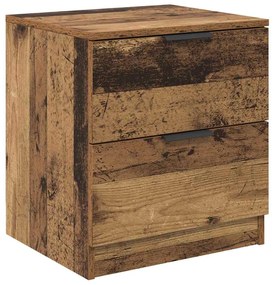Éjjeliszekrény fiókkal 2 pcs Régi fa 45 x 39 x 50 cm Faanyag