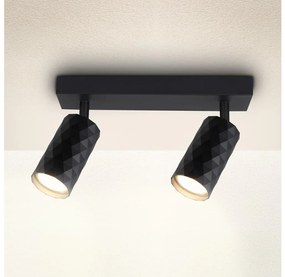 Brilagi - Spotlámpa SELE DIAMANT 2xGU10/30W/230V fekete