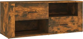 vidaXL füstös tölgy színű szerelt fa TV-szekrény 100 x 35 x 40 cm