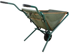 Esschert Design GT138 zöld összecsukható talicska
