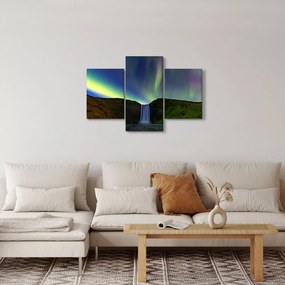 Kép - Aurora Borealis Izlandon (90x60 cm)