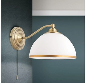 Orion WA 2-1371/1 - Fali lámpa OLD LAMP 1xE27/40W/230V fehér/réz