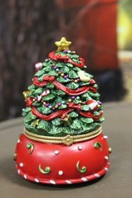 Zöldespiros nyitható karácsonyfa 