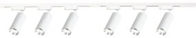 MICA sínes spotlámpa 6×GU10/10W/230V, fehér/matt króm