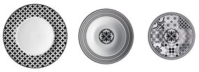 Alhambra 18 db-os porcelán tányér készlet - Brandani
