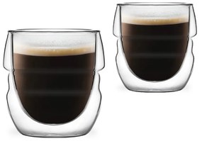 Sferico 2 db-os duplafalú pohár szett, 70 ml - Vialli Design