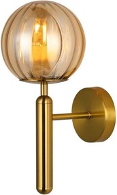Italux glamour modern fali lámpa ravena borostyán sárgaréz itxwl-2324-1 bro+amb