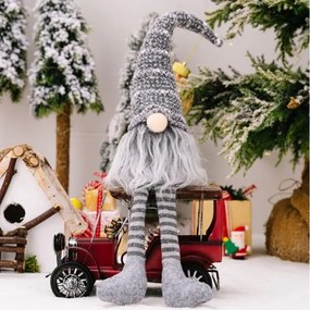 Karácsonyi manó SNOWY 34,5 cm, szürke