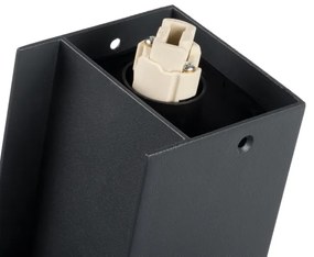 Kanlux 38766 - Kültéri lámpa DASTEN 1xG9/11W/230V 80 cm IP44 fekete