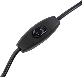 Asztali lámpa bronz szövet árnyékolóval világosbarna 50 cm - Bruut