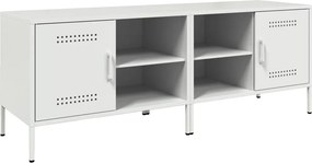 vidaXL 2 db fehér acél TV-szekrény 68 x 39 x 50,5 cm