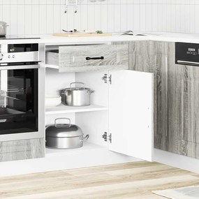 vidaXL konyhai alapszekrény Kalmar szürke sonoma szekrény
