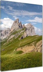 Vászonkép 70x100 Egy nap a hegyekben Hegyek Kilátás