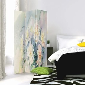 Gario Paraván Lágy pasztell virágok Méret: 180 x 170 cm, Kivitelezés: Klasszikus paraván